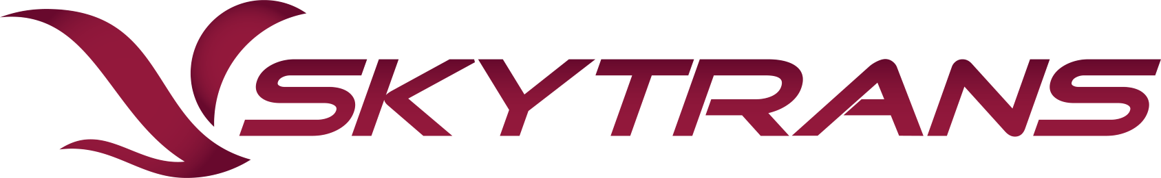 Skytrans maroon transparent logo #2